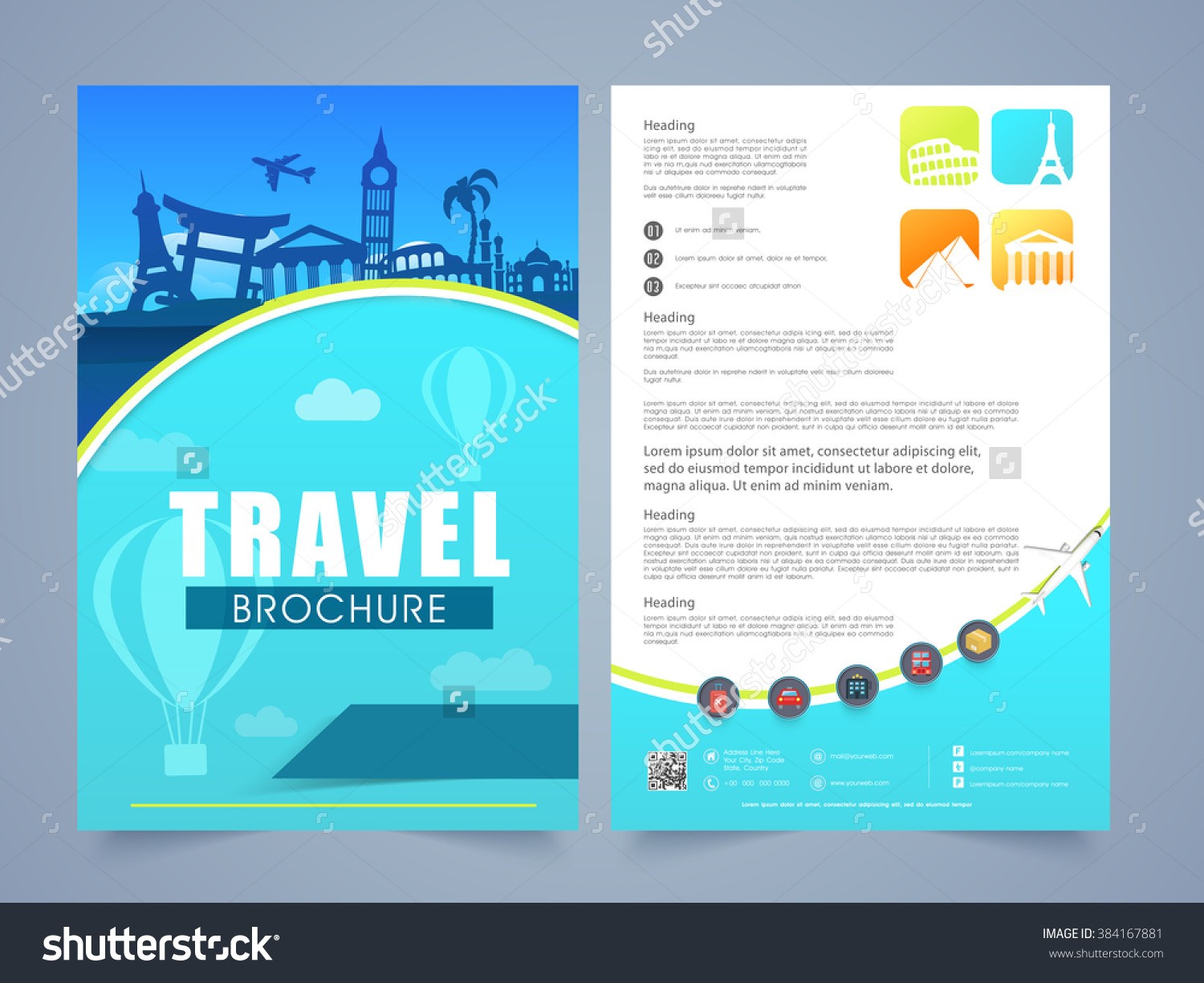 Nice Multi Page Brochure Template Images