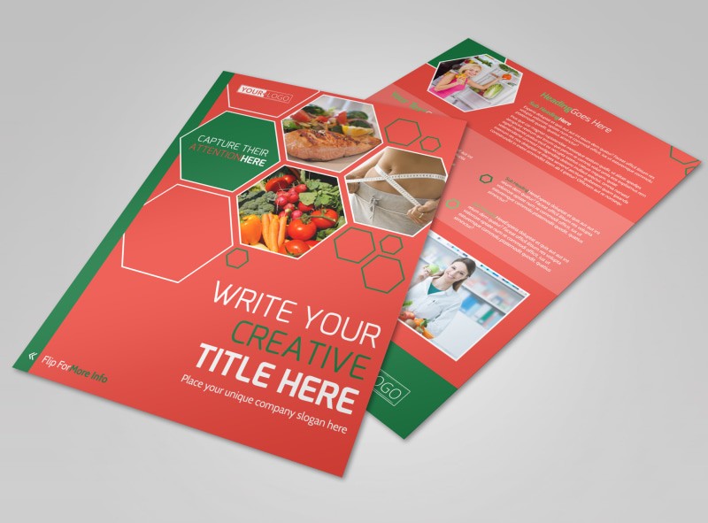 Nutrition Experts Flyer Template MyCreativeShop Brochure