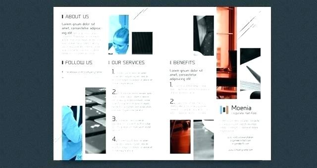 One Page Pamphlet Template Awesome Brochure Templates Multi