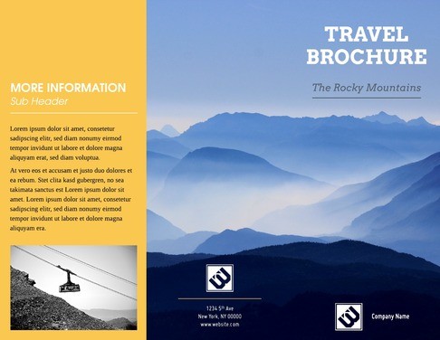 Online Brochure Maker Create Custom Brochures 23 Free Templates