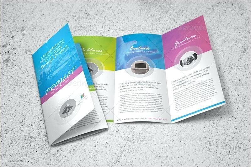 Online Brochure Templates Free Word Design Formats Tri Template Fold