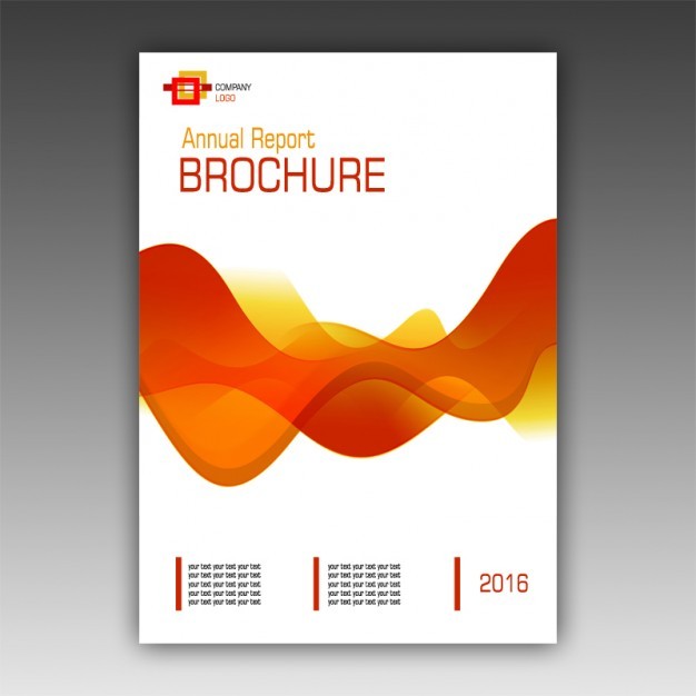 Orange Brochure Template PSD File Free Download Psd