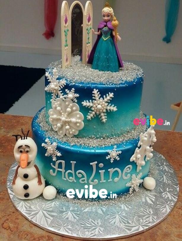 Order Best Value Frozen Theme Cake Online Birthday In Design A For