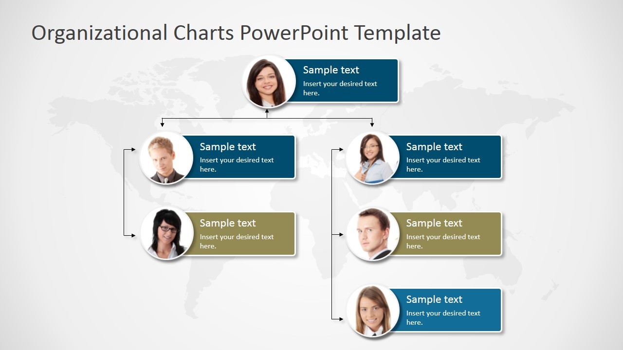 Organizational Charts PowerPoint Template SlideModel Corporate Structure