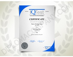 Our Novelty IQ Certificates Are A Great Hit Let Us Help You Order Fake Golf Handicap Certificate