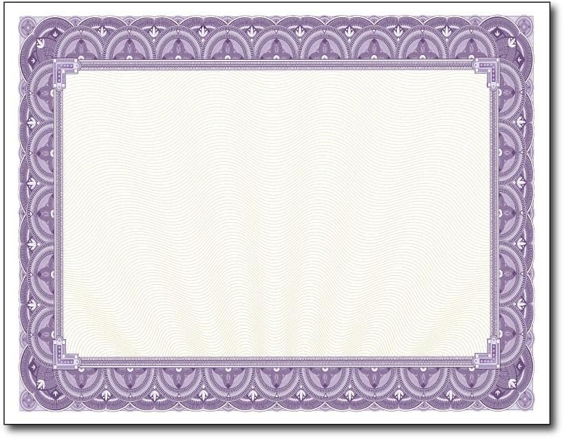 Paper For Certificates Printable Certificate