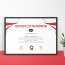 Participation Certificate For Running Template In PSD Word