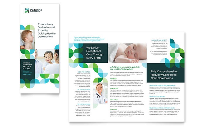 Pediatric Brochure Examples Free Templates Tri