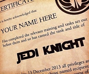 Personalized Jedi Knight
