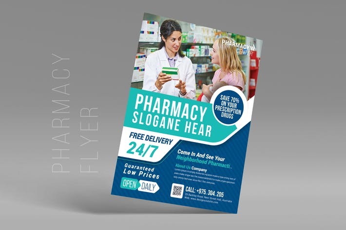 Pharmacy Flyer Free Download Graphic Dl Brochure
