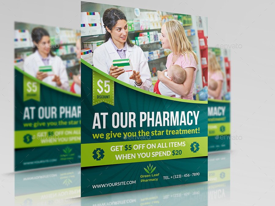 Pharmacy Flyer Template Erkal Jonathandedecker Com Brochure