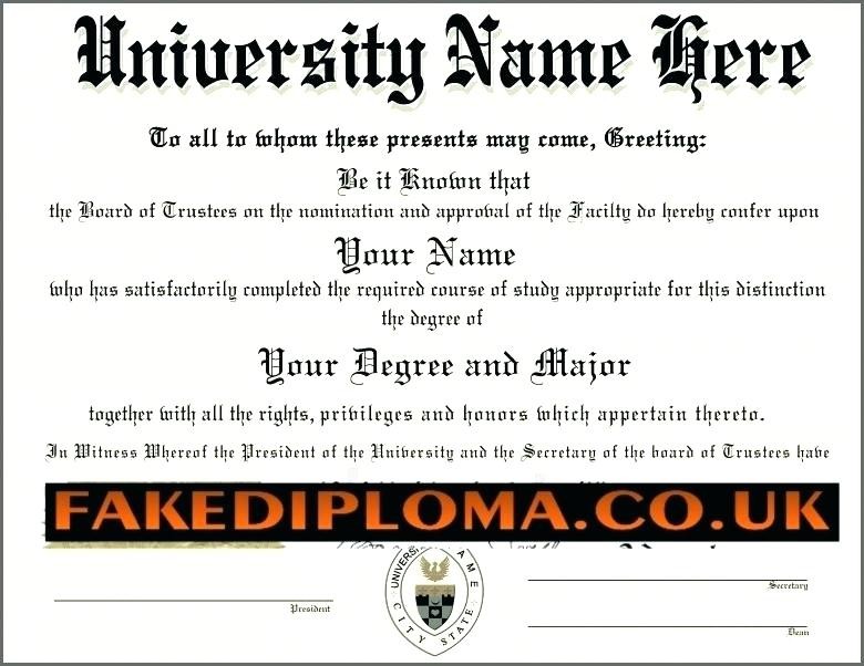 Phd Diploma Template Psychicnights Co