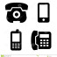 Phone Icons Set Stock Vector Illustration Of Black Center 35894699 Free Mobile