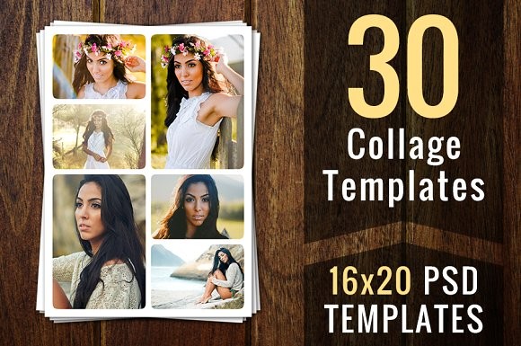 Photography Marketing Template Set Flyer Templates Creative Market Photoshop Collage
