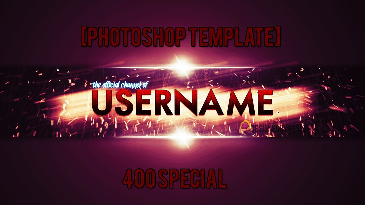 Photoshop CC Youtube Banner Template FREE DOWNLOAD SPEEDART YouTube
