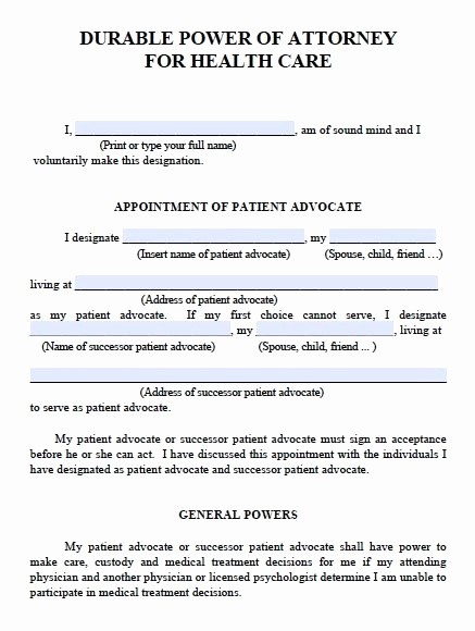 Power Of Attorney Form Pdf Unlimited Forms Free