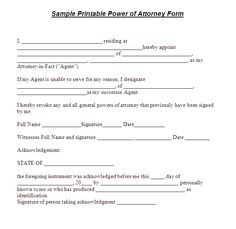 Power Of Attorney Form Sample Ukran Agdiffusion Com Unlimited Forms