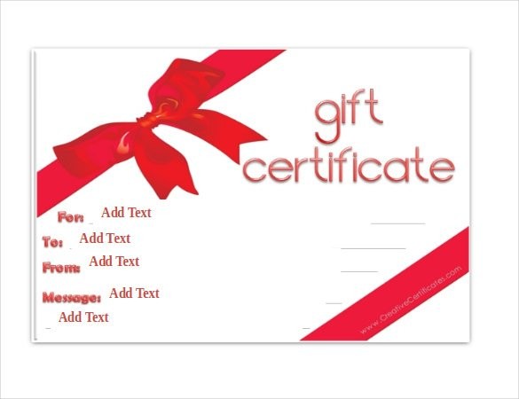 Powerpoint Gift Certificate Template Besnainou Info