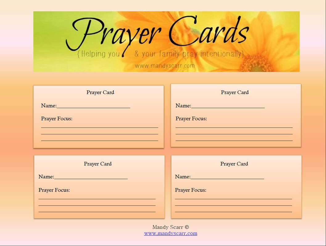 Prayer Card Template For Word Zrom Tk