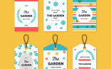 Pretty Labels With Floral Details Vector Free Download