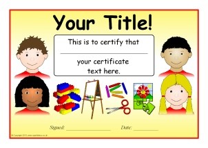 Primary School Award Certificates Printables SparkleBox Children S Templates