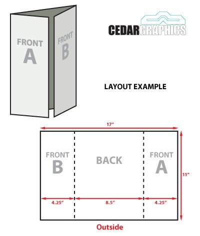 Print Design Gate Fold Leaflet How To Set Up Indesign Document Gatefold