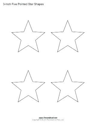 Printable 6 Pointed Star Template Five Great Blank Templates Shape