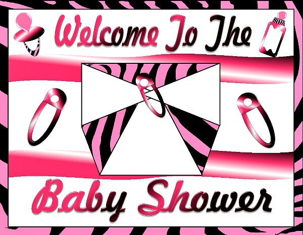 Printable Baby Girl Shower Decorations Girls Supplies Favors