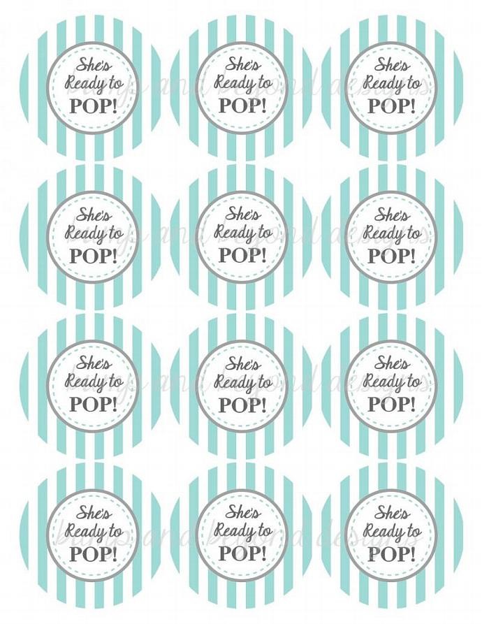 Printable Baby Shower Favor Tags Ready To Pop