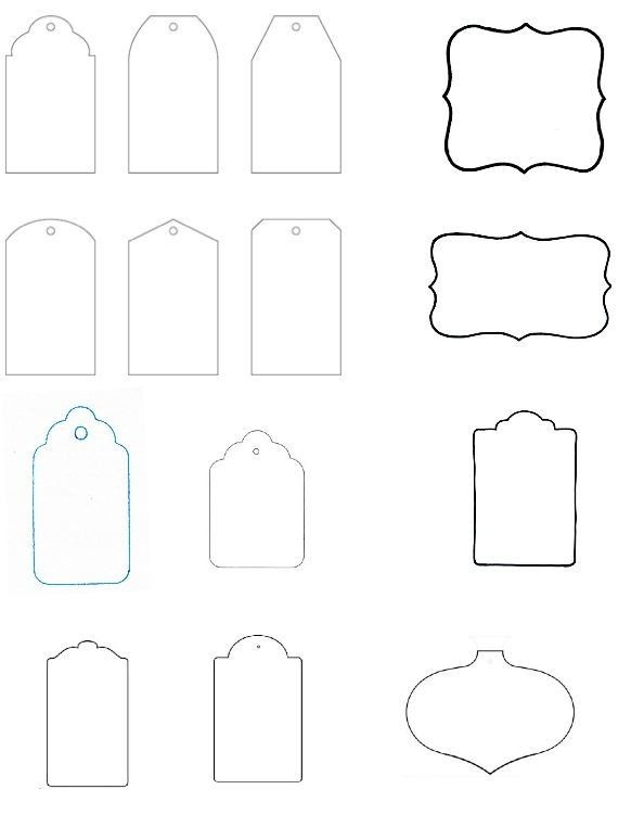 Printable Blank Gift Tags Template Miscellaneous Pinterest Tag Favor