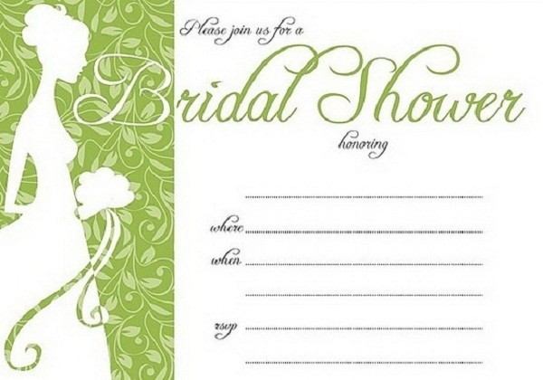 Printable Bridal Shower Invitation Templates Free World Of Wedding