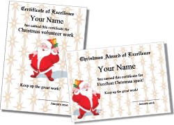 Printable Christmas Certificates Santa Certificate