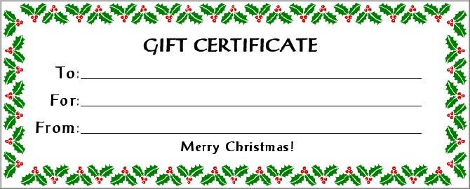 Printable Christmas Certificates Search Results New Calendar Free