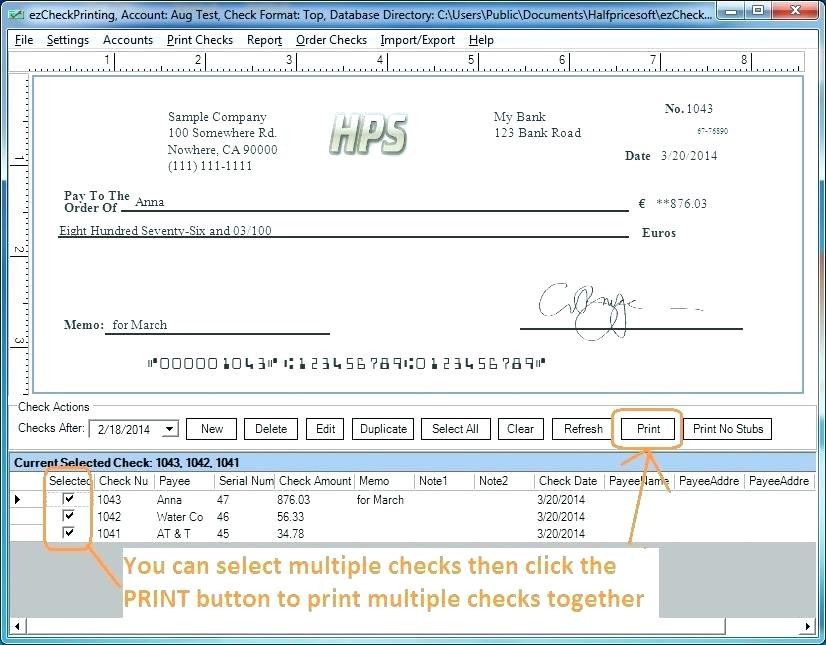 Printable Fake Checks Blank Check Template For Kids Free Checklist Word Printing