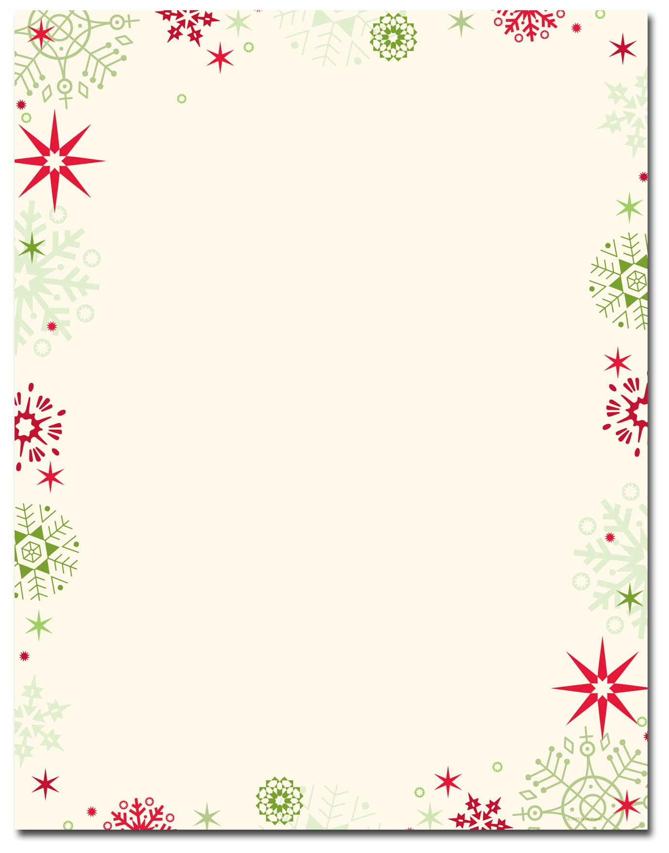 Printable Holiday Stationery Ukran Agdiffusion Com Downloadable Christmas Letterhead