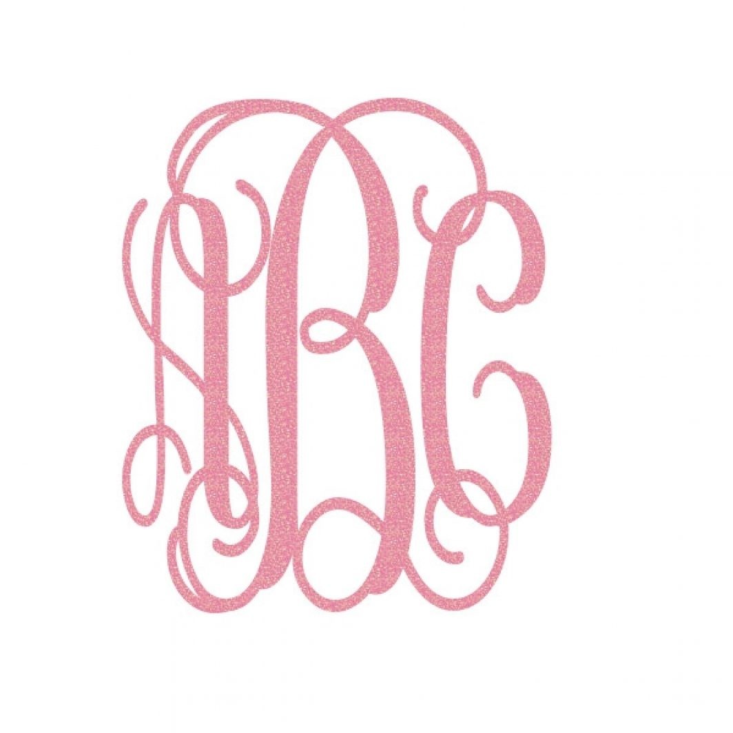 Printable Monogram Letter Initials The Original Is On