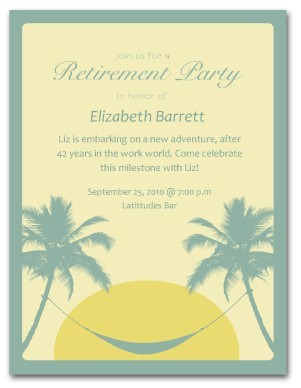 Printable Retirement Invitation Template Sample Invitations