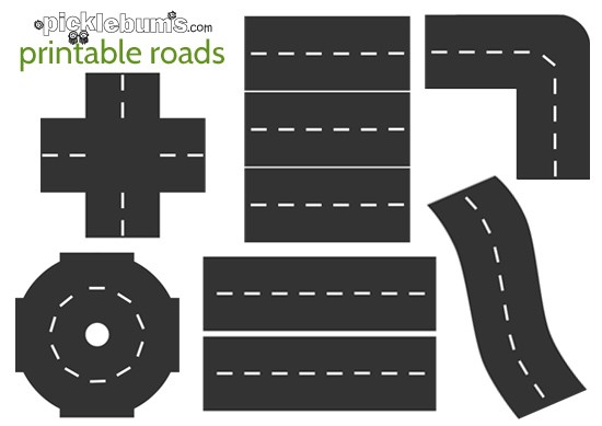 Printable Roads For Awesome Imaginative Play Picklebums
