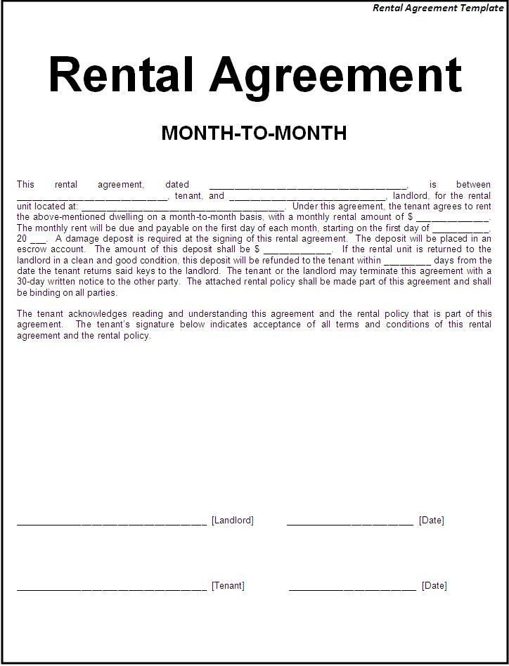 Printable Sample Simple Room Rental Agreement Form Real Estate Ez Lease Forms