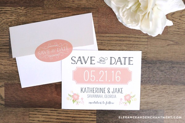 Printable Save The Date Cards And Stickers Free