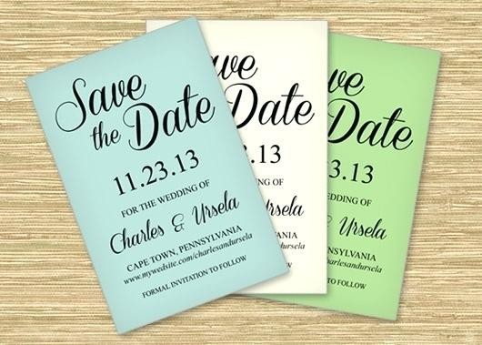 Printable Save The Date Postcard Template Awesome Designing Free