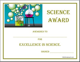 Printable Science Award Top Picks Pinterest Montessori Certificates Free