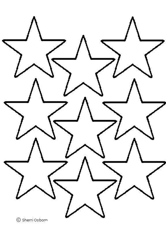 Printable Stars Ukran Agdiffusion Com Blank Star