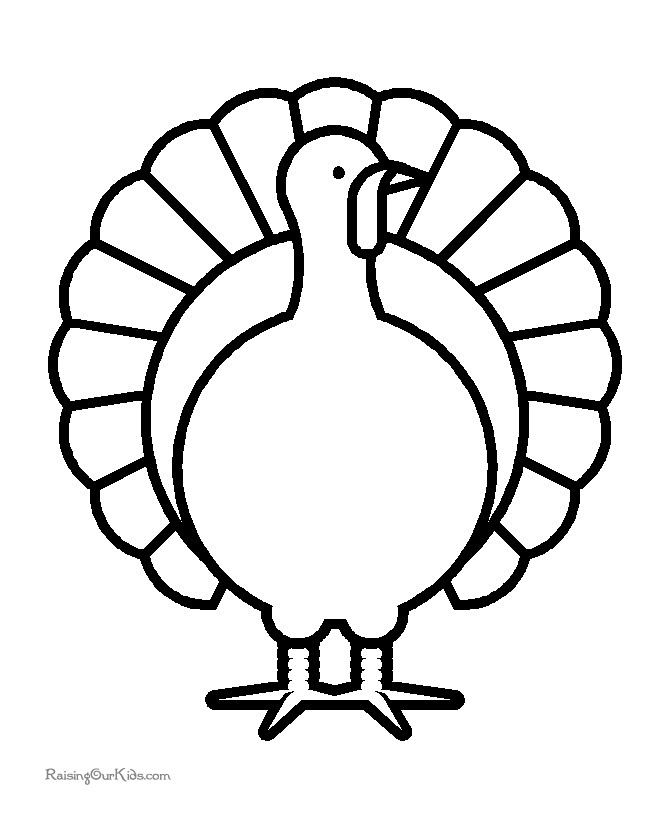 Printable Turkey Coloring Sheets Free Thanksgiving Pages