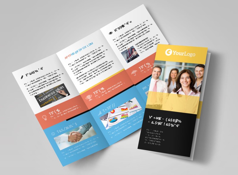 Project Management Consulting Firm Flyer Template MyCreativeShop Brochure