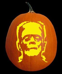 Pumpkin Carving Patterns Stencils Frankenstein