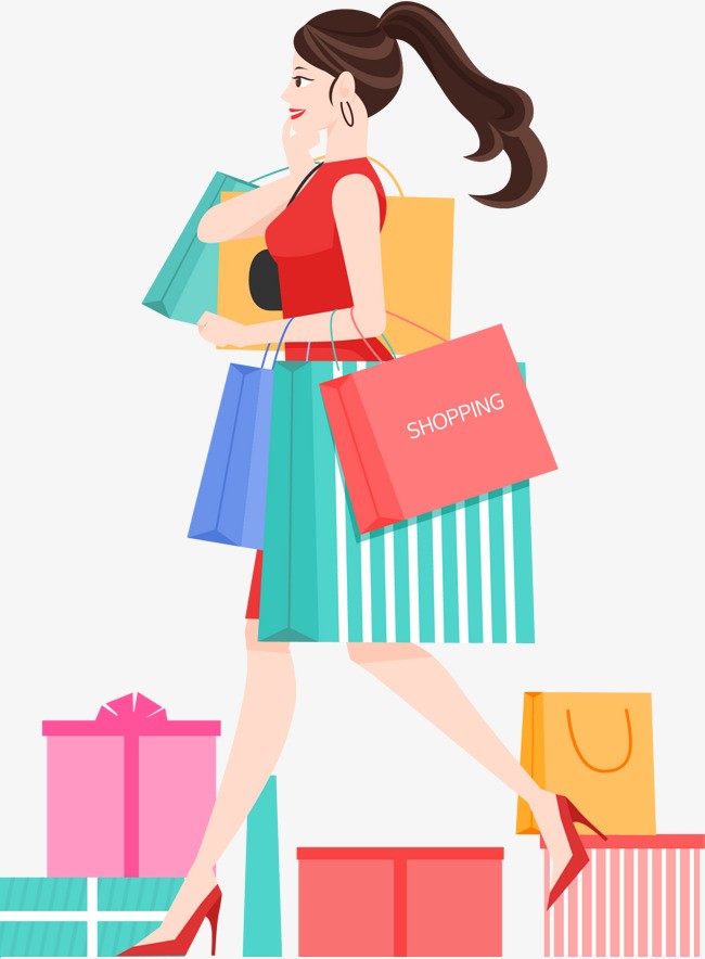 Purchasing Shopping Spree Vector Diagram Valentine S Day PNG And