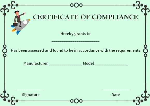 Reach Certificate Of Compliance