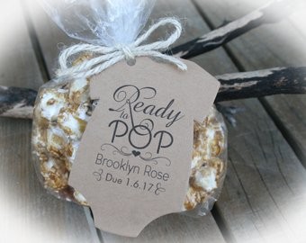 Ready To Pop Baby Shower Favor Girl
