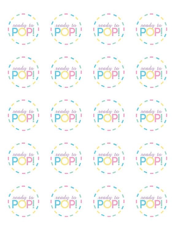 Ready To Pop Baby Shower Printables Image Cabinets And Stickers Template